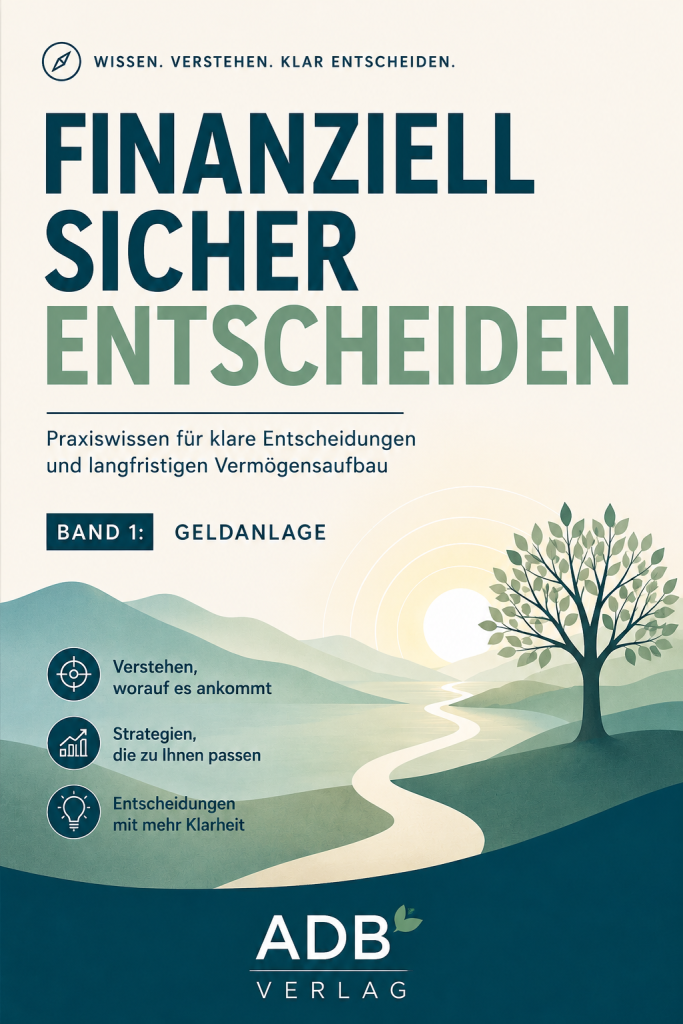 Buchcover Finanziell sicher entscheiden – Band 1: Geldanlage